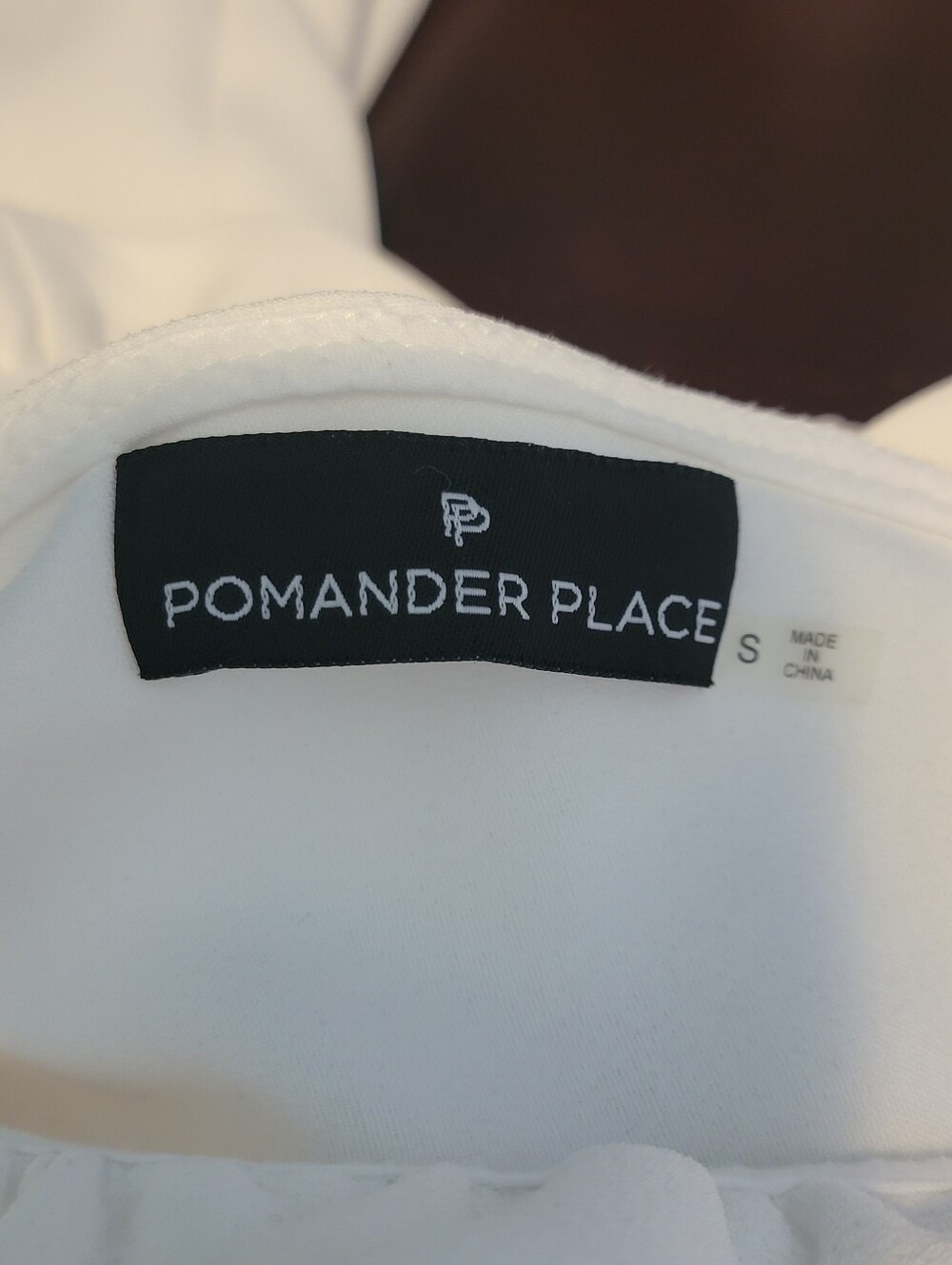 Pomander Place Tuckernuck Womens White Mason Sleeveless Top Ruffle Blouse S - Picture 7 of 8